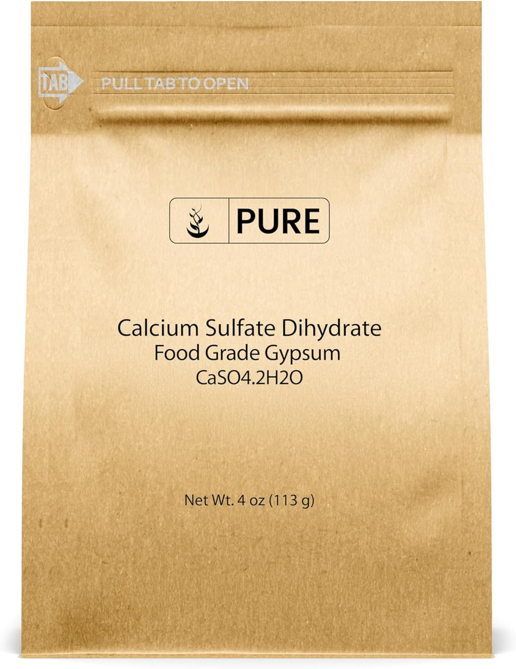 Pure Original Ingredients Calcium Sulfate (4 oz) Baking, Water Treatment & Gardening