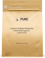 Pure Original Ingredients Calcium Sulfate (4 oz) Baking, Water Treatment & Gardening