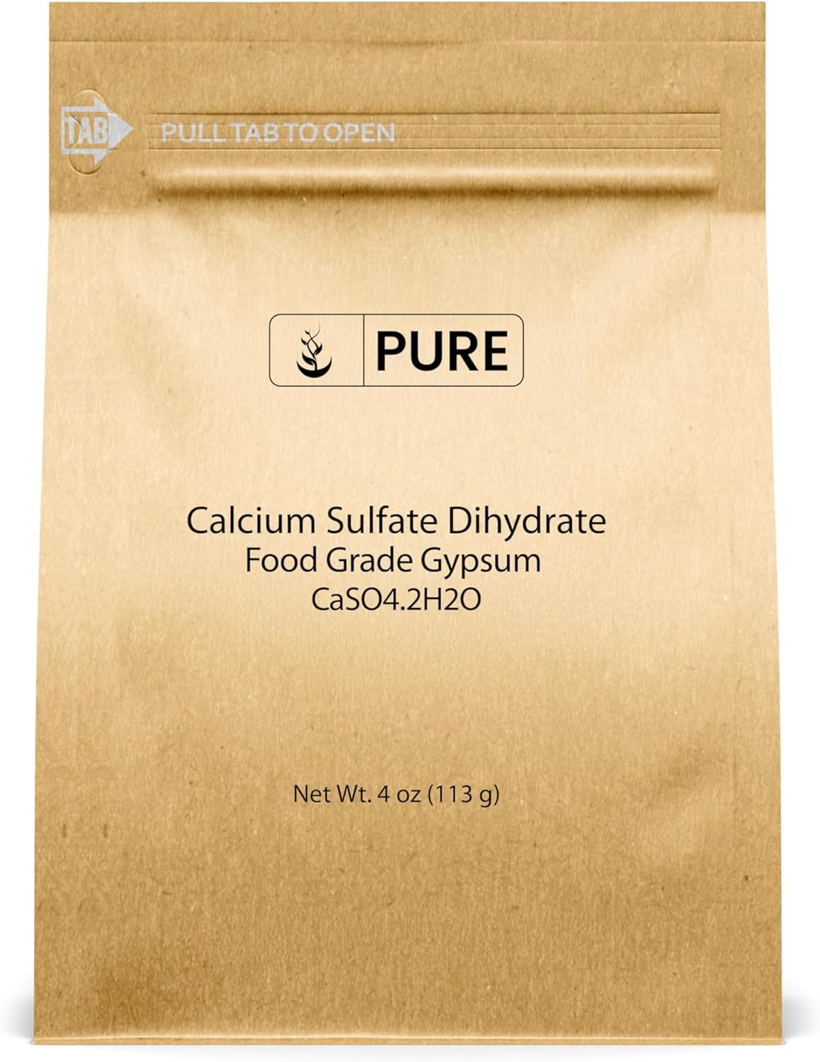 Pure Original Ingredients Calcium Sulfate (4 oz) Baking, Water Treatment & Gardening