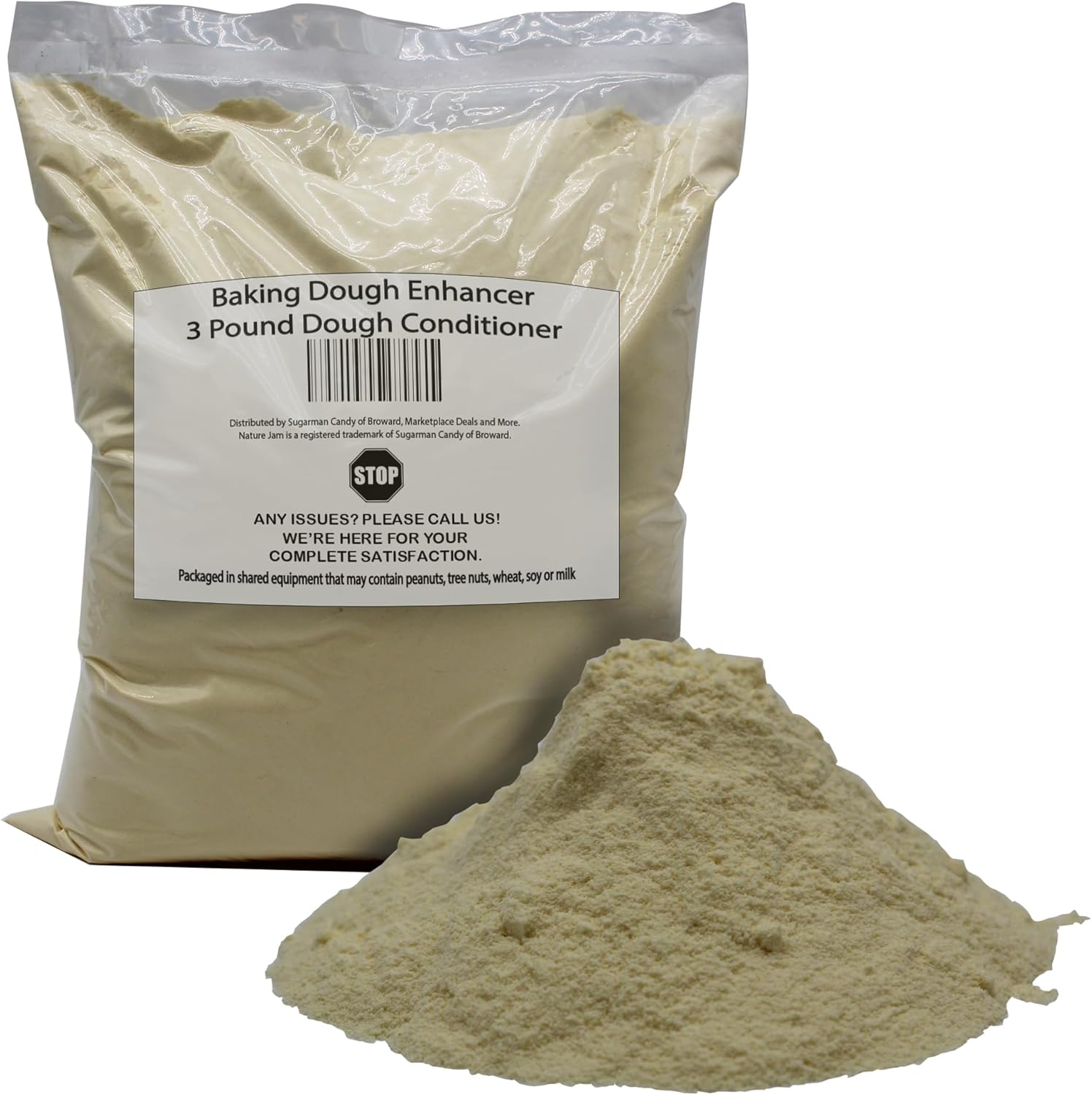 Baking Dough Enhancer-3 Pound Dough Conditioner- Bread Improver Donut Enhancer