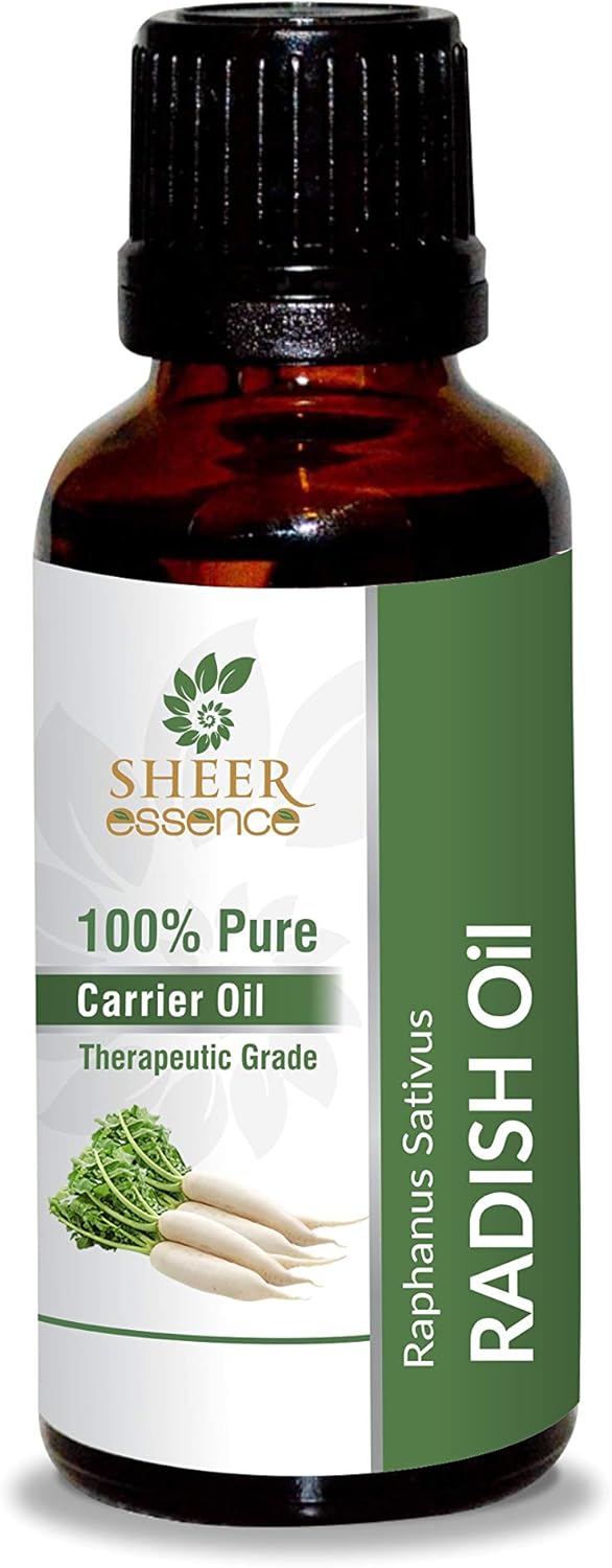 Radish Seed Oil -(Raphanus Sativus)- Carrier Oil 100% Pure Natural Undiluted Uncut Therapeutic Grade Oil 16.90 Fl.OZ