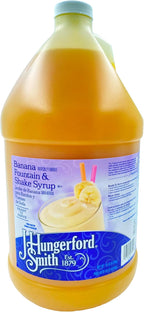 J Hungerford Smith Banana Fountain & Shake Syrup | Kosher | Made In America | Ready To Serve | 10 lb