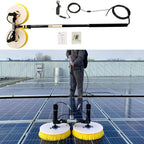 7.5M Photovoltaic Solar Panel Cleaning Machine, Double Head Photovoltaic Power Generation Panel Cleaning Equipment Brush Power Tools