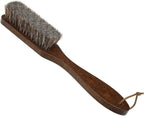 Premium 100% Horsehair Upholstery Brush with Wooden Handle – Soft Natural Bristles for Cleaning Felt Hats, Cowboy Hats, Shoes, Clothes, Suits, Couch, Furniture & Car Interior