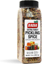 Badia Extra Fancy Pickling Spice Mix, 13 oz - Blend of Premium Spices for Pickling Vegetables, Brines & Marinades, Gluten Free