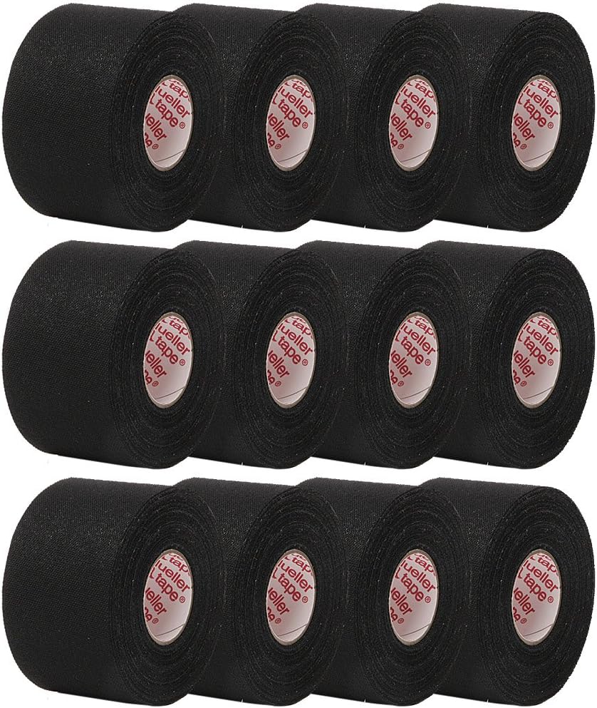 Mueller Black Athletic Tape - 10-yard Rolls - MTape (12)