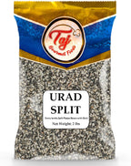 TAJ Urad Split Dal 2-Pounds | Indian Origin Lentil (Split Matpe Beans w/Skin