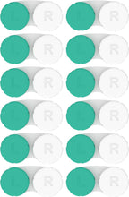 Axim USA Contact Lens Cases 12 Pack. One Year Bulk Supply. Protect Your Eyes by Changing Your Lens Case Monthly (Green)