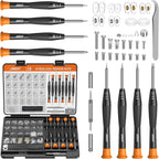 JOREST Eyeglass Repair Kit, Sunglasses/Glasses Repair Tool including Small Screws, Nose Pads and Screwdrivers, Glasses Fixing Kit; Christmas gift for people who wear glasses(Men/Women Adults Him/Her)
