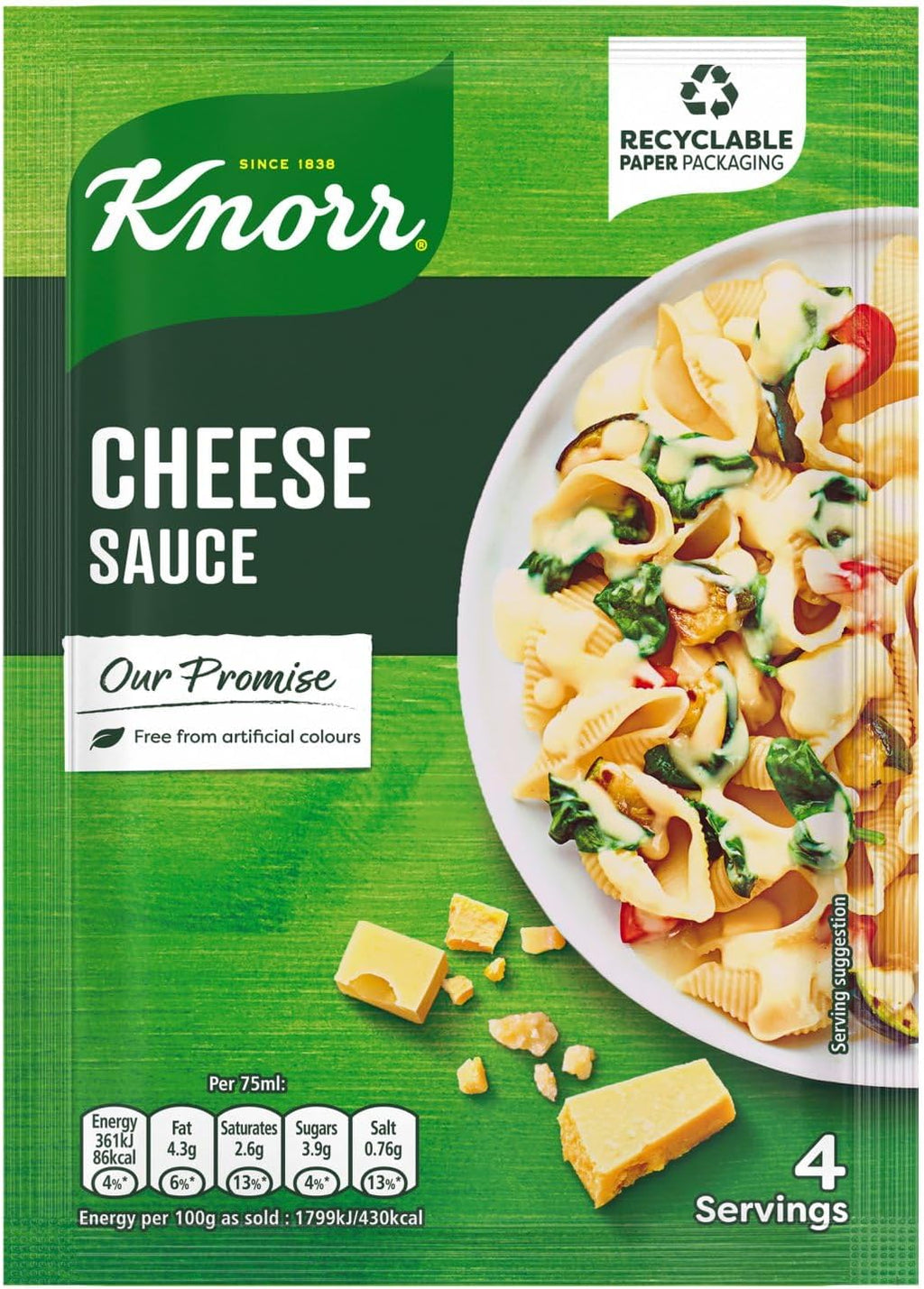 Knorr Cheese Sauce Mix (5 x 33g Packets)