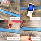 Stair Nosing 72in Anti-Slip Edge Protector - Vinyl Rubber, Waterproof Self-Adhesive Stair Edging for Outdoor & Indoor White