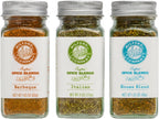 Milford Spice Company Spice Gift Set 3 Shaker Blends, Salt & Sugar Free All Natural Seasonings, BBQ, Italian Herb & House Blend, No MSG, Gluten-Free, Preservative-Free, Gourmet Gift for Healthy Cooking
