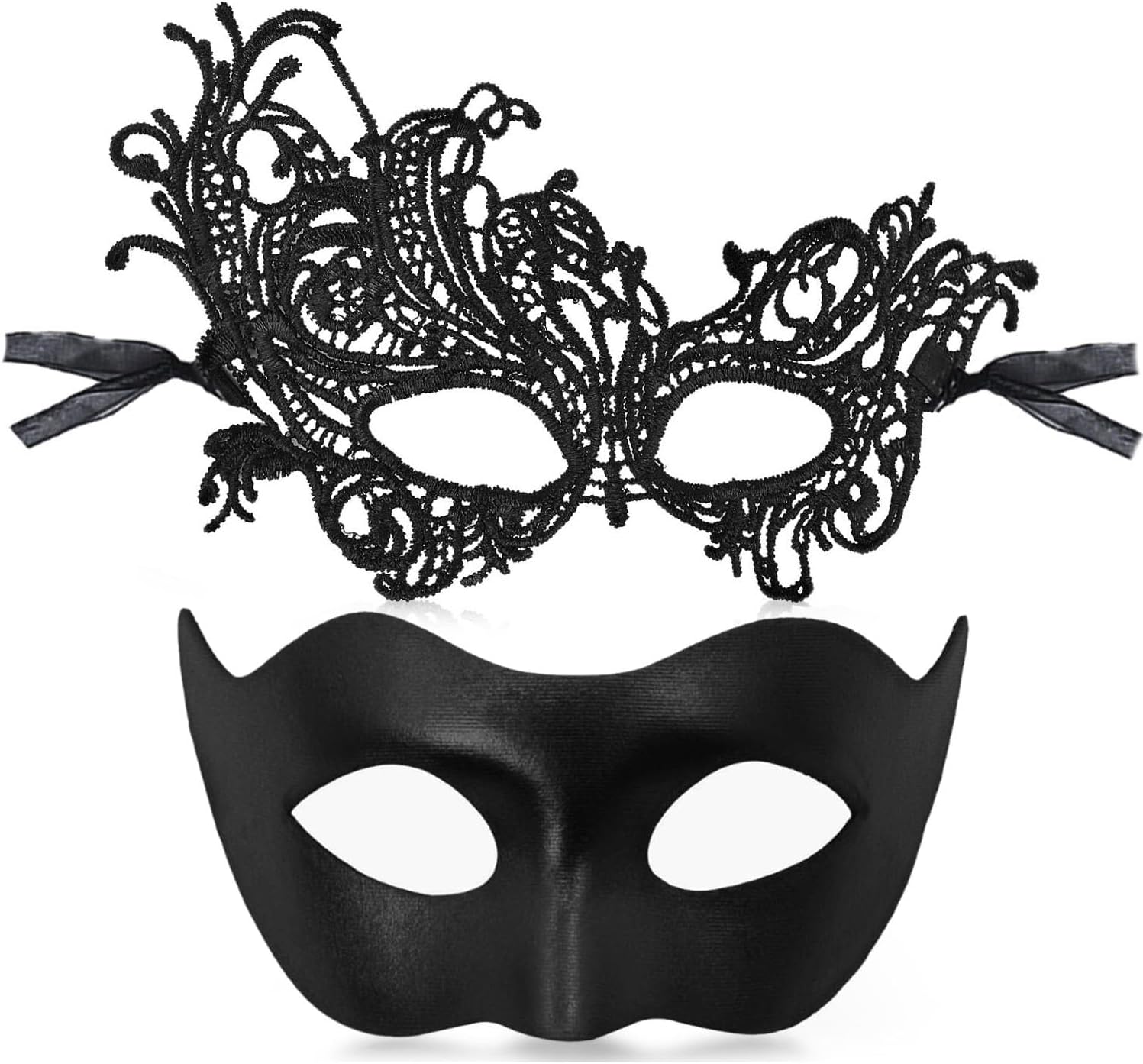 Masquerade Mask for Women Men Couple Halloween Venetian Eye Masks for Party Costume Mardi Gras Cosplay