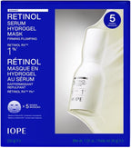 IOPE Expert Retinol Serum Gel Mask - High-Performance Hydrogel Face Mask with Retinol - Visibly Firms, Refines Pores, and Boosts Radiance - Intensive Anti-Aging Treatment