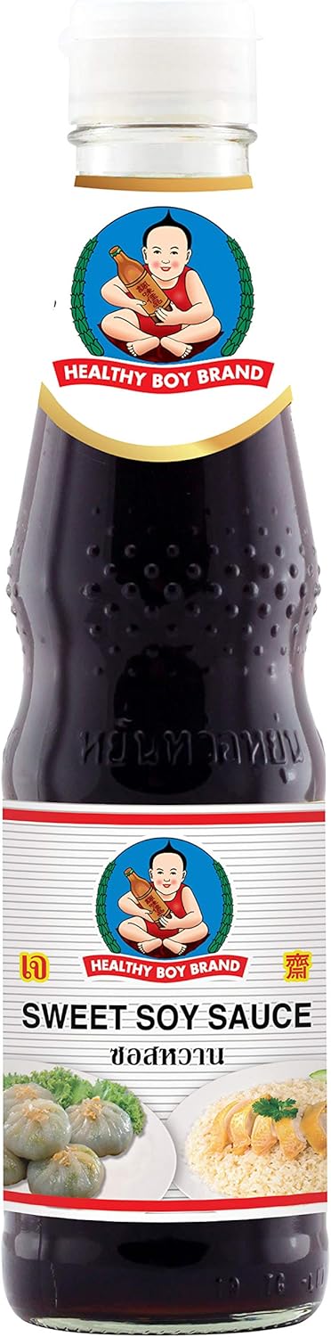 Healthy Boy Thai Sweet Soy Sauce (White Label), 14 Ounces, Product of Thailand (Pack of 1)