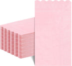 NatNarr 60 Pcs Pink Napkins, 2 Ply Scalloped Napkins Light Pink Disposable Guest Hand Towels for Bathroom Paper Party Dinner Napkin for Mother's Day, Wedding, Baby Bridal Shower, Birthday