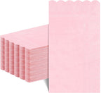 NatNarr 60 Pcs Pink Napkins, 2 Ply Scalloped Napkins Light Pink Disposable Guest Hand Towels for Bathroom Paper Party Dinner Napkin for Wedding, Baby Bridal Shower, Birthday