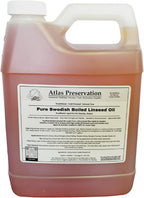 Atlas Preservation Pure Swedish Boiled Linseed Oil - 1 Quart