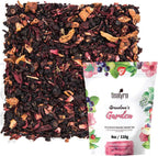 Tealyra - Grandma's Garden Berry - Fruit Tea Blend - Hibiscus & Berries Herbal Loose Leaf Tea - Vitamins Rich - Caffeine-Free - Hot & Iced - 110g (4oz)