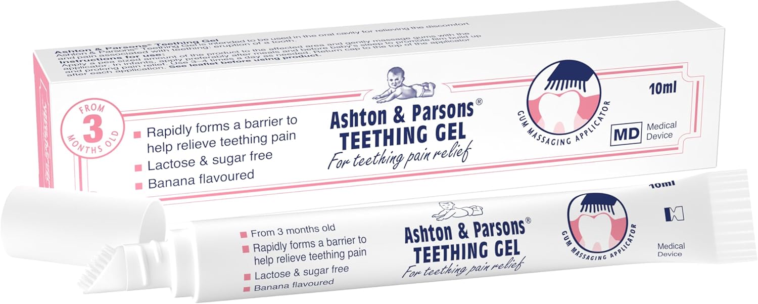 Ashton & Parsons Teething Gel for 3 Months+ Infants to Help Relieve Common Teething Symptoms 10ml