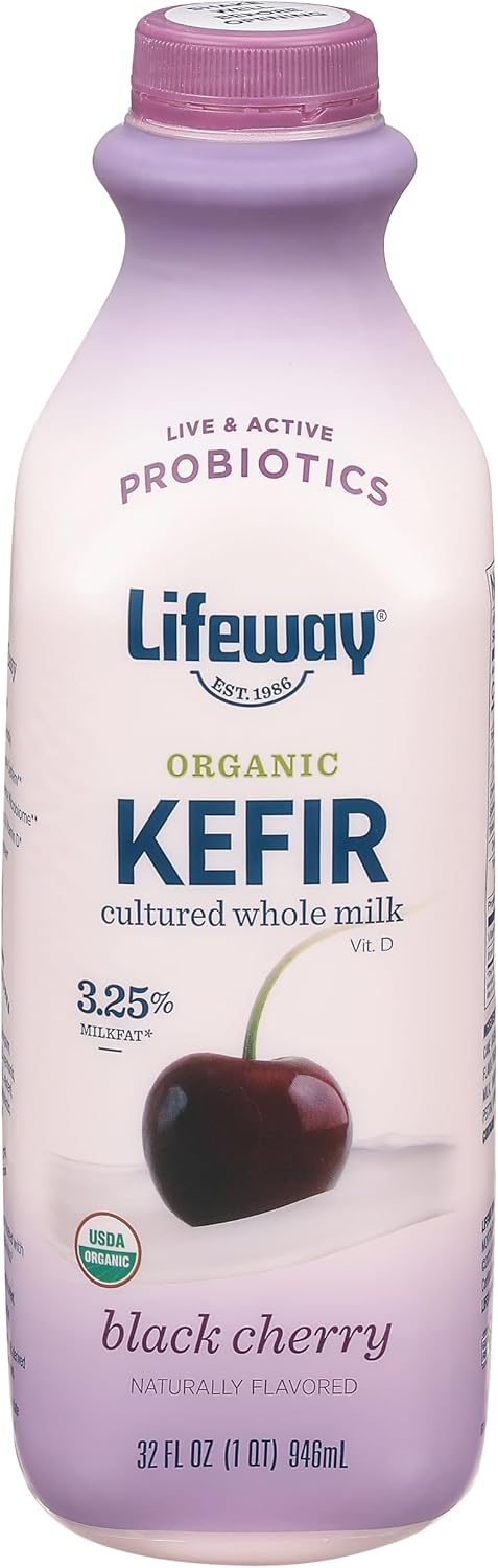 Lifeway, Kefir Whole Milk Black Cherry Organic, 32 Fl Oz
