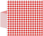 50 Pcs Red Gingham Paper Napkins, Disposable Red and White Checkered Luncheon Napkin Plaid Dinner Beverage Napkin for Picnic Baby & Bridal Shower Wedding Birthday Party Decorations