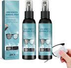 2PCS Lens Scratch Remover for Eye Glasses, Eyeglasses and Sunglasses Scratch Repair, Pocket & Travel Essentials, Eye Glass Cleaners Spray