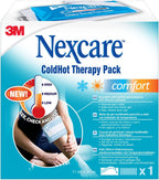 Nexcare Cold Hot Therapy Pack Comfort, 1 Pack - Reusable Cold and Hot Gel Compress with Thermo Indicator for Natural Pain Relief