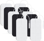 AUVON TENS Unit Electrode Pads 2"x4" 10 Pcs, Latex-Free Reusable Premium Gel Replacement Pads for Electrotherapy, Compatible with AUVON, TENS 7000, Comfytemp, Neocarbon, TENKER