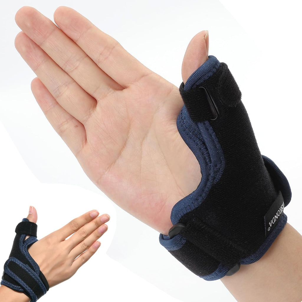 Thumb Brace Spica Splint,CMC Joint Thumb Support Brace for Arthritis Pain Relief,De Quervain's Tendonitis,Sprains,Strains,Trigger Thumb Immobilizer,Left or Right Hands(Medium)
