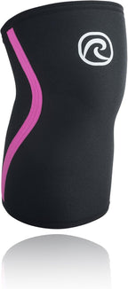 Rehband Rx Knee Sleeve 7mm - Black/Pink - XLarge - 1 Sleeve