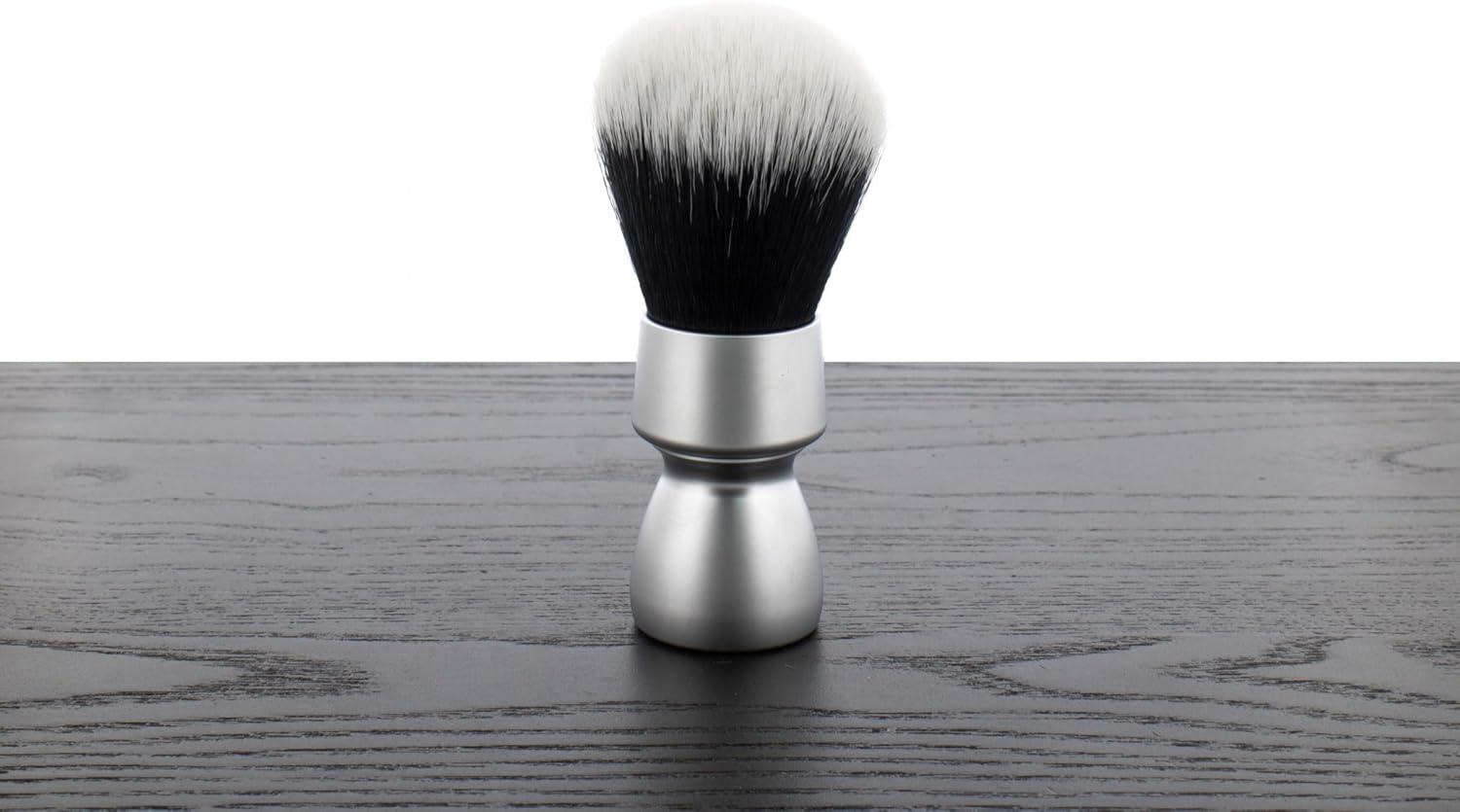 Yaqi Heavy Metal Handle Synthetic Hair Tuxedo Knot Shaving Brush