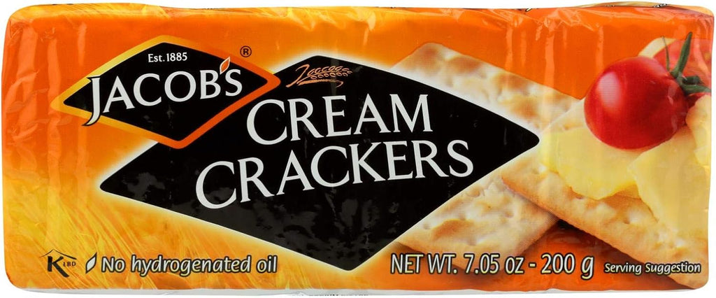 Jacobs Cream Crackers - 7.05 oz - case of 24 - - - - - -