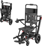 Foldable Electric Wheelchair for Seniors, All-Terrain Power Wheelchair with 15-Mile Long Range, 620W Powerful Motor Portable Lightweight Mobility Chair with 12" Puncture-Proof Tires No Installation