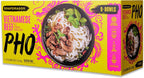 Vietnamese Pho Beef Noodle Soup Snapdragon 9 Bowls Pack, Ready in 3 Minutes, Gluten-Free, with Chili Oil