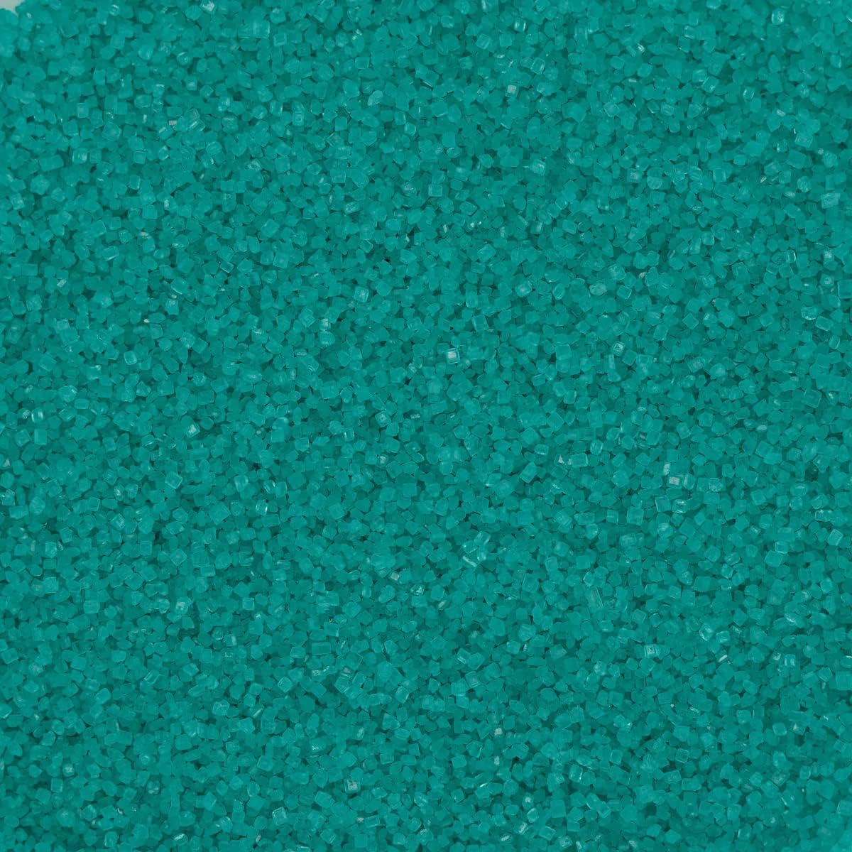 TURQUOISE Sugar Crystals - 4 oz shaker jar - Edible Sugar Sprinkles/Sanding Sugar for Cakes, Cupcakes, Cookies, Icing, Chocolate