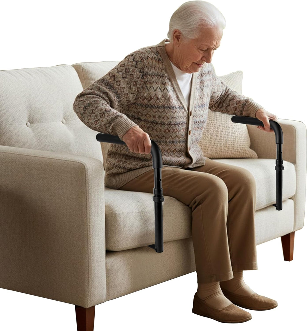 L1 Stand Assist Rail for Couch, Chair Stand Assist Aid for Elderly, Elderly Assistance Products, Disabled, Senior Mobility Aids Adjustable Safety Grab Bar for Sit, Stand, Couch Cane