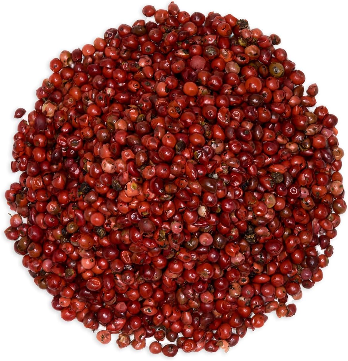 Slofoodgroup Whole Pink Peppercorns from Brazil – Dried Pink Pepper Berries, Gourmet Spice for Culinary Use, Salads, Sauces, and Desserts (16 OZ)