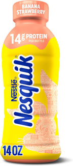 Nesquik Banana Strawberry Flavored Lowfat Milk, Ready to Drink