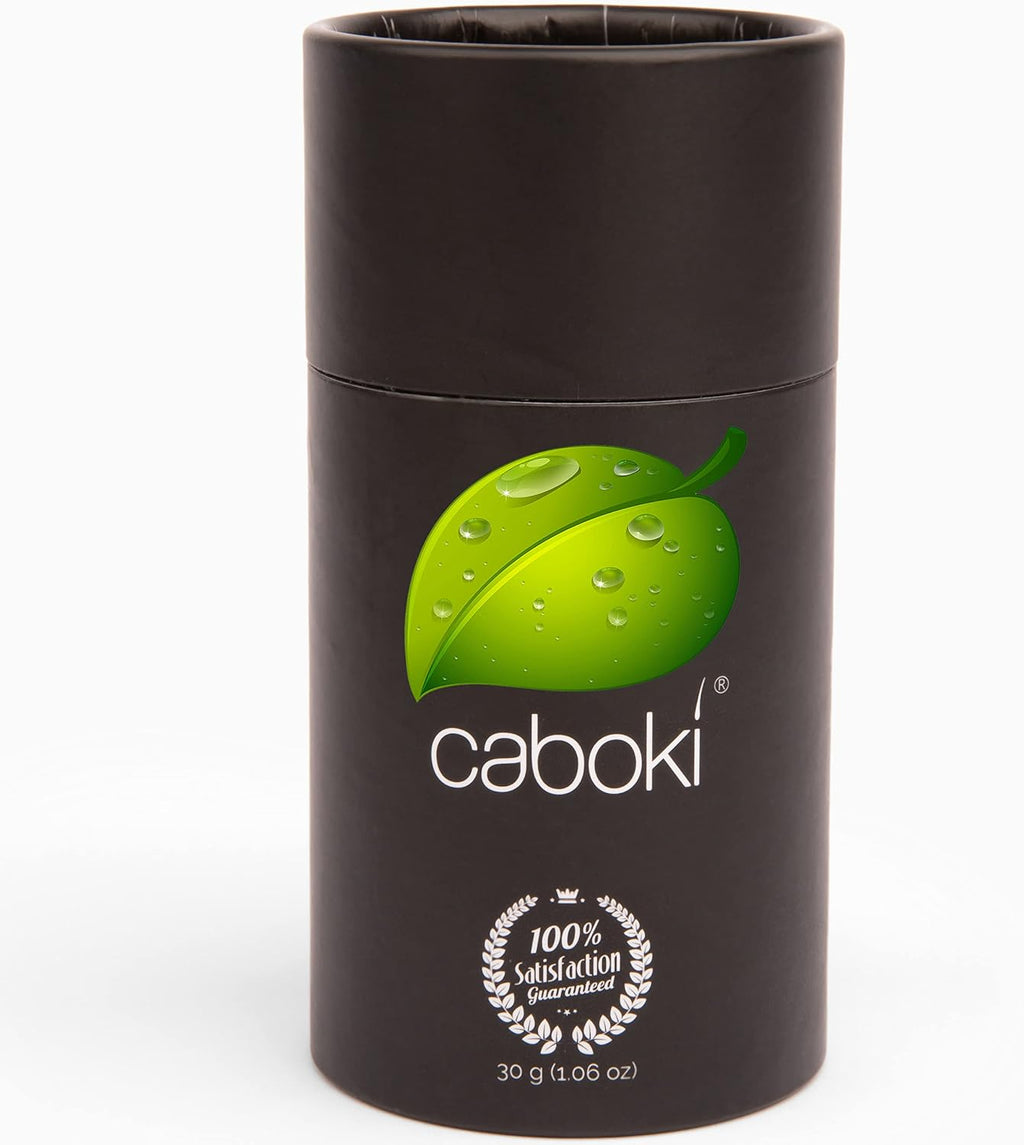 Caboki Hair Fibers for Thinning Hair – Natural Plant-Based Hair Powder for Men & Women – Instantly Thicker Fuller Looking Hair – Clean Ingredients – 30g, 90-Day Supply, Light Brown