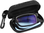 EXCEART - 2.50 Nearsighted Glasses Folding Reading Glasses Black Myopia Glasses Long Distance Eyeglasses with Portable Case