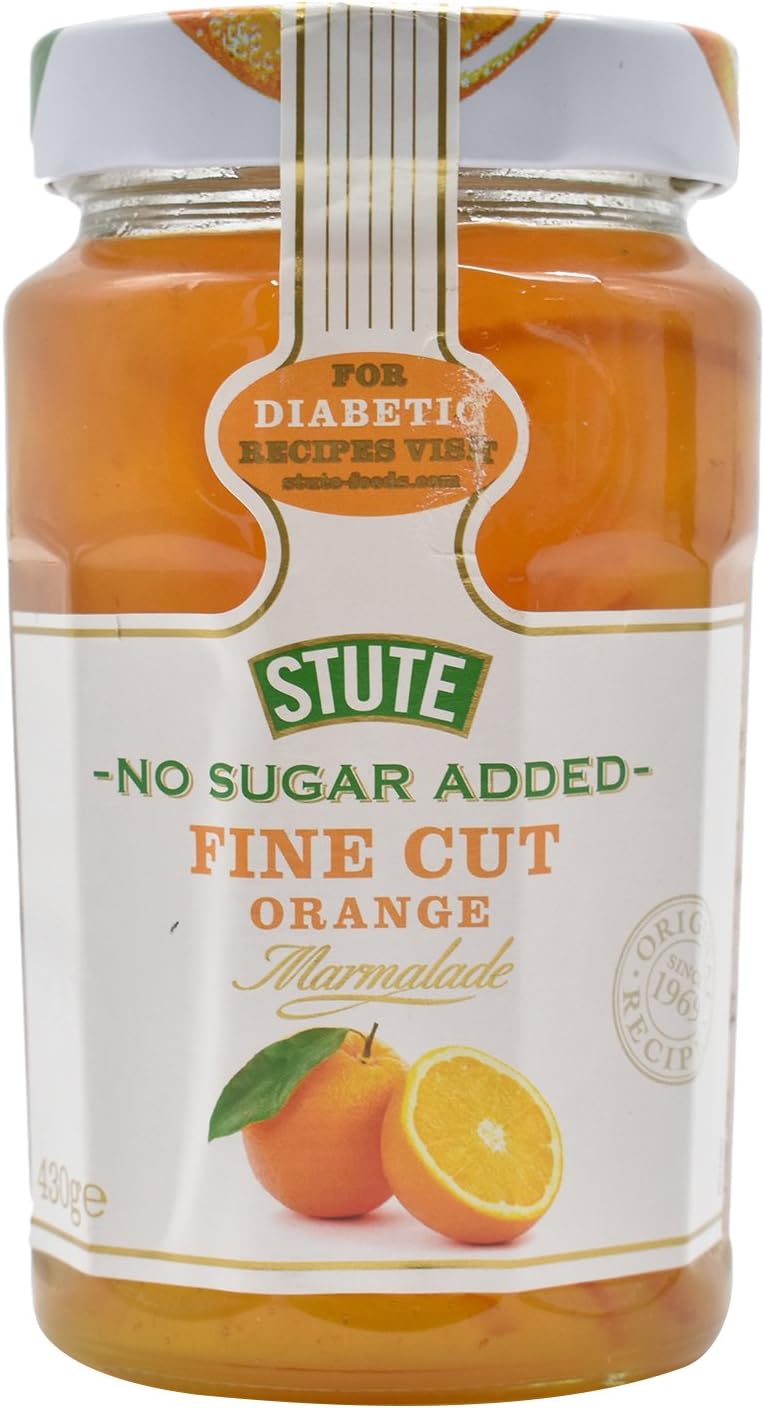 Stute Foods - Diabetic Range - Fine Cut Orange Marmalade - 430g