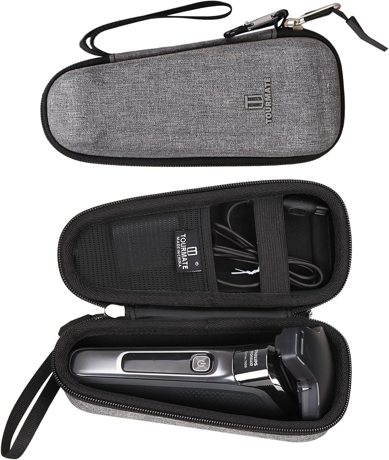Hard Storage Case for Krovena Women Electric Shaver/Blippish Norelco Men Shaver Series 2100 2300 3500 6800 3100 5500 5100 5300 5700 6880 7000 7100 7200 Wet Dry Rotary Shaver (Case Only)