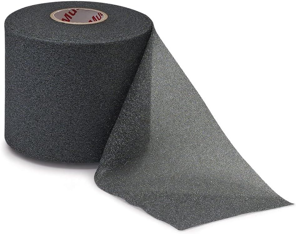 Mueller Big Bold Mwrap underwrap, Big Black, 6.9 cm x 27.4 m, 1 roll