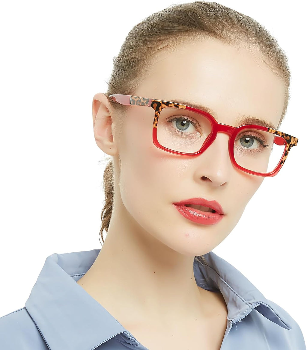 OCCI CHIARI Red Reading Glasses For Women Designer Reader 1.0 1.5 2.0 2.5 3.0 3.5 4.0 5.0 6.0 1.25 1.75 2.25 2.75