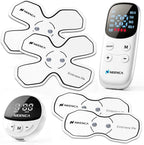 NEENCA Wireless TENS Unit Muscle Stimulator, Smart Rechargeable TENS EMS Muscle Massager for Knee/Shoulder/Back Pain Relief. 4 TENS Pads with Remote Control for Physical Therapy,9 Modes 19 Intensities