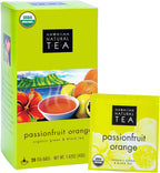 Hawaiian Natural Passion Fruit Orange Flavored Organic Tea - Tropical Fruit Green & Black Tea Blend, Perfect Daily Cup & Gift - 20 Bags