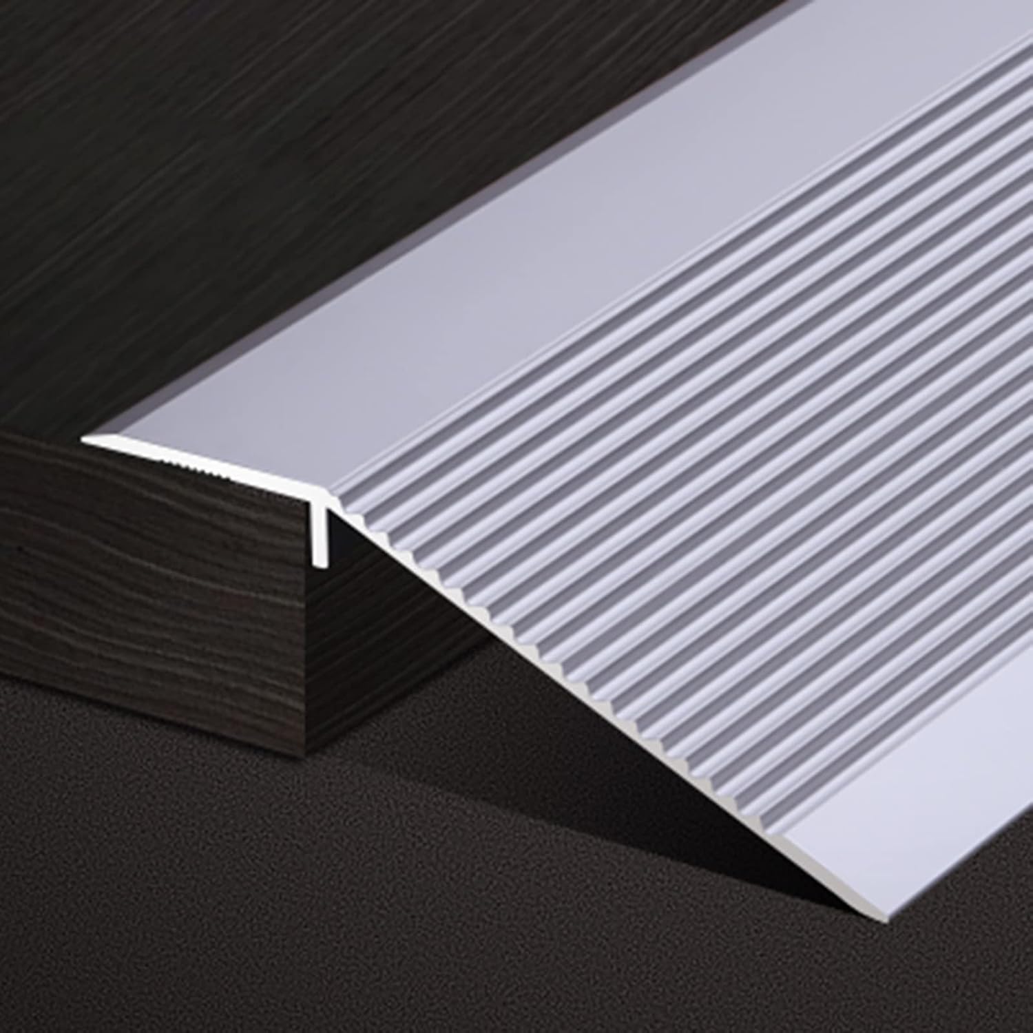 Threshold Strip Threshold Strip Ramp for Home Walkers Entry Ramp/Carpet, Aluminum Transition Profile, Doorway Edge Trim Firm Transition Profile (Color : Style4)