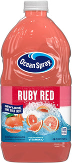 Ocean Spray® Ruby Red Grapefruit Juice Drink, 64 Fl Oz Bottle (Pack of 8)