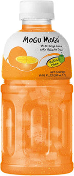 Mogu Mogu Orange Nata De Coco Juice, 10.82 Fl Oz (6 Bottles)